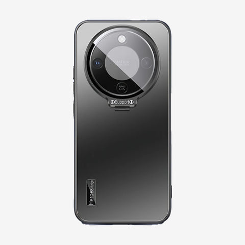 Case CamShield Natural Matte Honor Magic 8 Lite en Negro: funda mate con protector de cámara que se abre como soporte