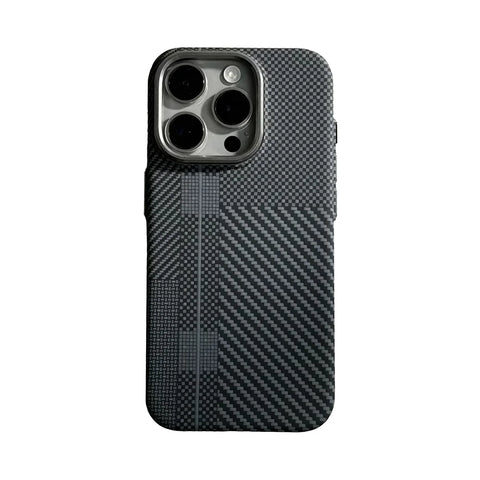 Case Ultra Delgado con Diseño Fibra de Carbono - iPhone 15 Pro | Luxo Negro 03