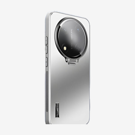 Case CamShield Natural Matte Honor Magic 7 Lite en Plateado: funda mate con protector de cámara que se abre como soporte