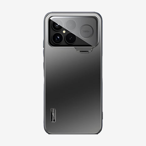 Case CamShield Natural Matte Xiaomi Poco F8 Ultra en Negro: funda mate con protector de cámara que se abre como soporte