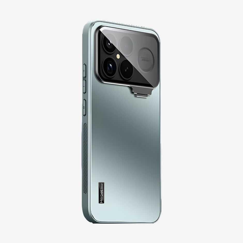 Case CamShield Natural Matte Xiaomi Poco F8 Ultra en Verde: funda mate con protector de cámara que se abre como soporte