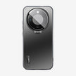 Case CamShield Natural Matte Honor Magic 8 Lite en Negro: funda mate con protector de cámara que se abre como soporte