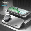 Case CamShield Natural Matte Honor Magic 7 Lite Plateado: acabado mate natural y marco de cámara con bisagra