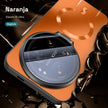 Case CamShield Aura MagSafe Xiaomi 17 Ultra Naranja: acabado metalizado con bordes negros y MagSafe