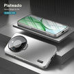 Case CamShield Natural Matte Honor Magic 8 Lite Plateado: acabado mate natural y marco de cámara con bisagra