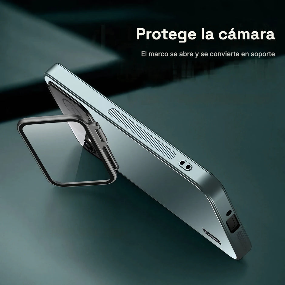 Case CamShield Natural Matte Xiaomi Poco F8 Pro: el marco protege la cámara y se abre como soporte