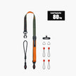 Correa para Cámara VSGO Black Snipe Pro con Anclaje Rápido | NARANJA Y VERDE