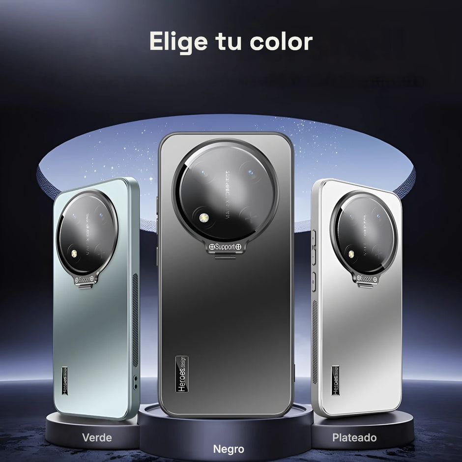Case CamShield Natural Matte Honor Magic 7 Lite: colores Negro, Verde y Plateado