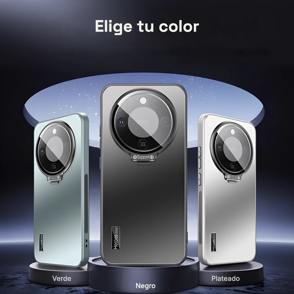 Case CamShield Natural Matte Honor Magic 8 Lite: colores Negro, Verde y Plateado
