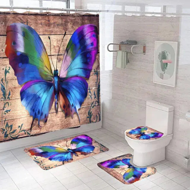 Set de Cortina Baño 4 en 1 - Diseños Modernos Calle Lima 51