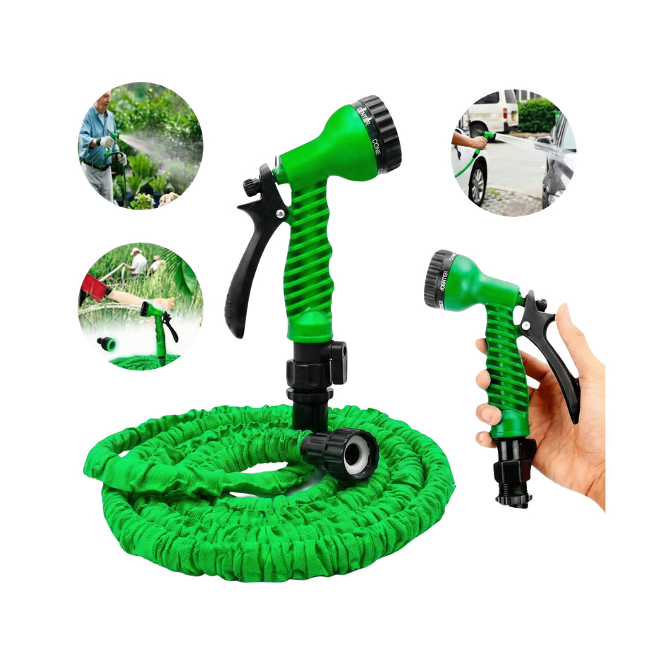 Manguera Retractil Expandible Jardin 15 Metros Color