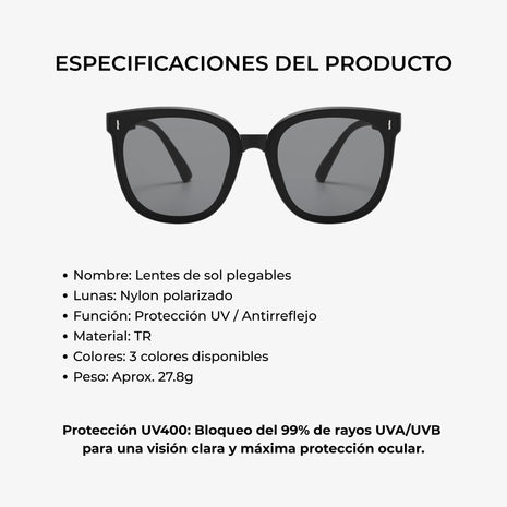 Lentes Plegables Joia Elite Flex