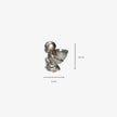 Monje Dorado Decorativo con Cuenco Zen