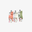 MEDIAS PARA MUJER AMANECER  35-40 SET DE 3