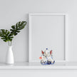 Figuritas de Elefantes hecho de cerámica para decoración 