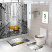 Set de Cortina Baño 4 en 1 - Diseños Modernos Calle Lima 51