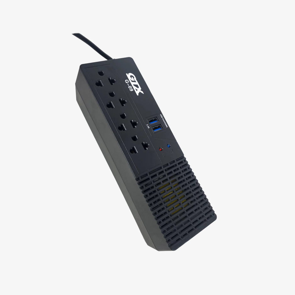 Estabilizador con Protección de 1000VA y Estación de Carga USB