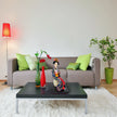 Muñeca japonesa Geisha kimono con base para decoración