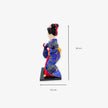 Muñeca japonesa Geisha kimono con base para decoración
