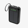 Power Bank Solar 10000mAh Demgel – Carga Rápida para Celular