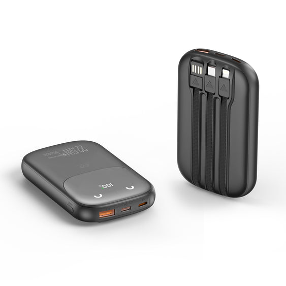 Batería Portátil Miccell 20,000 mAh PD 20W con Cables