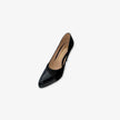 Tacones negros para  mujer de charol sin correa