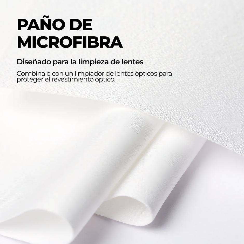 Paños de Microfibra VSGO V-CL01E para Limpieza de Lentes x 20 uds