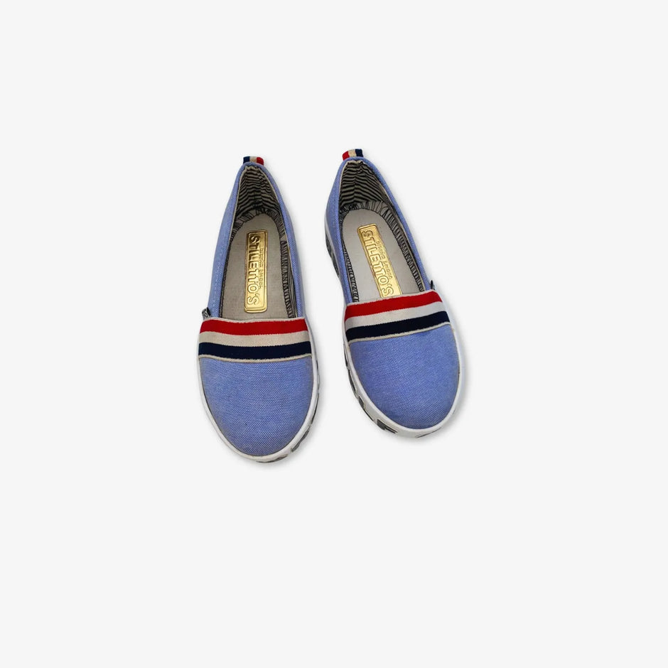 Zapatos con suela ancha con franjas