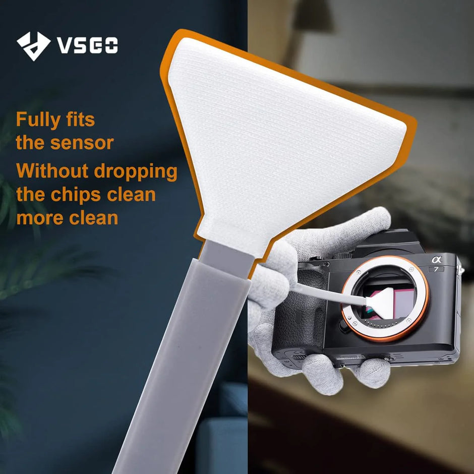 Kit de Limpieza de Sensor Full-frame VSGO 13 en 1 para Cámara