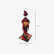 Escultura Muñeca japonesa  kimono, muñeca Maiko, soporte en la base para decoración del hogar