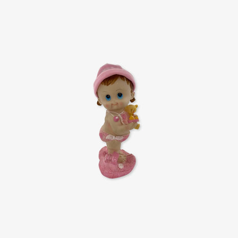 Figura de Resina Bebé con osito