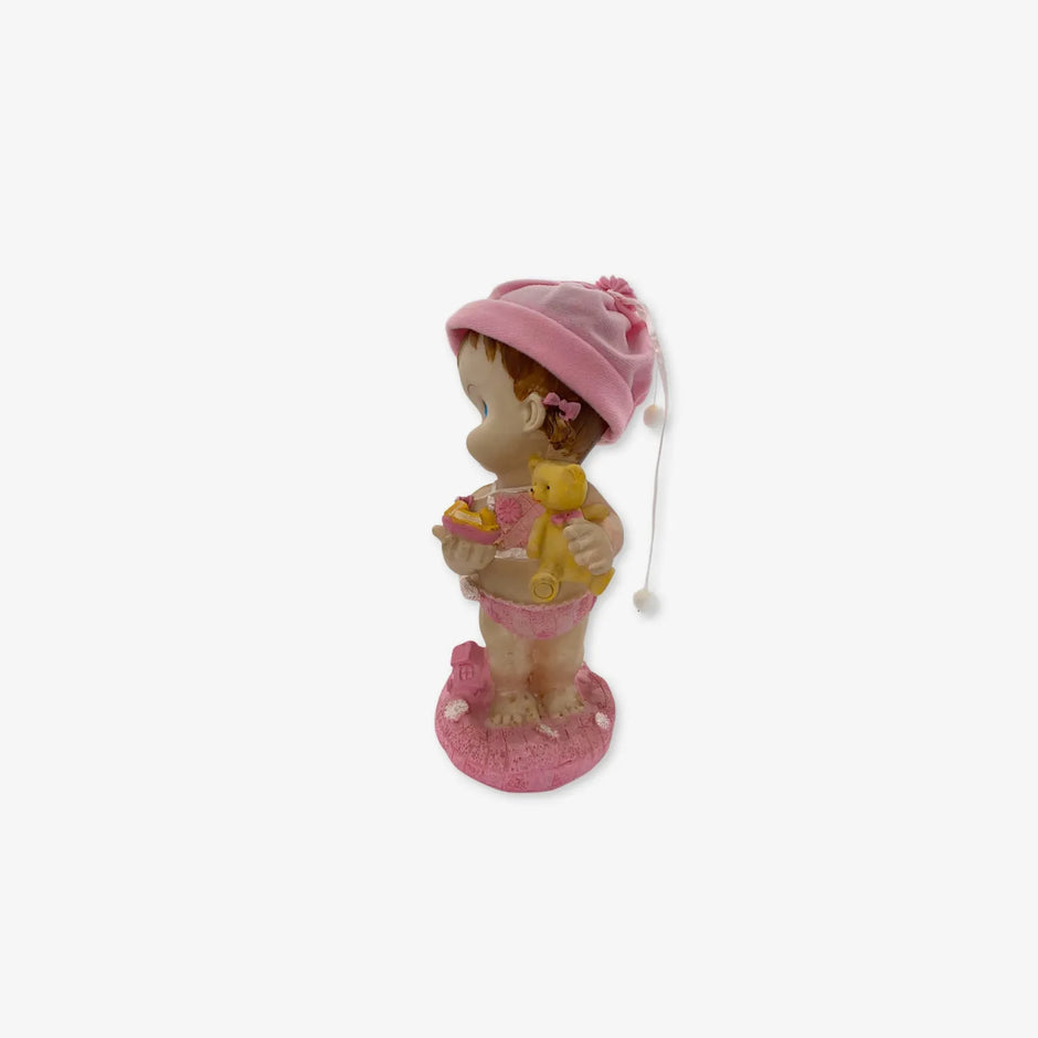 Figura de Resina Bebé con osito