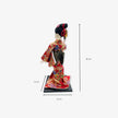 Muñeca de decoración japonesa, kimono para decoración de escritorio con abanico