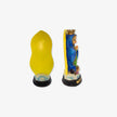 Escultura de la Virgen de Guadalupe de cerámica tamaño mediano