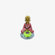 Escultura de Buda Sentado con la Flor de Loto