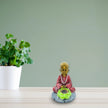 Escultura de Buda Sentado con la Flor de Loto