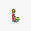 Escultura de Buda Sentado con la Flor de Loto