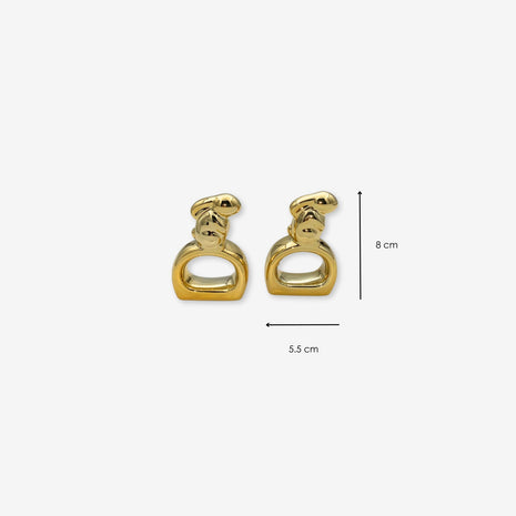Set de 2 dorados para adornos
