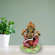 Estatua de Lord Ganesha en Oro - Elefante de Resina