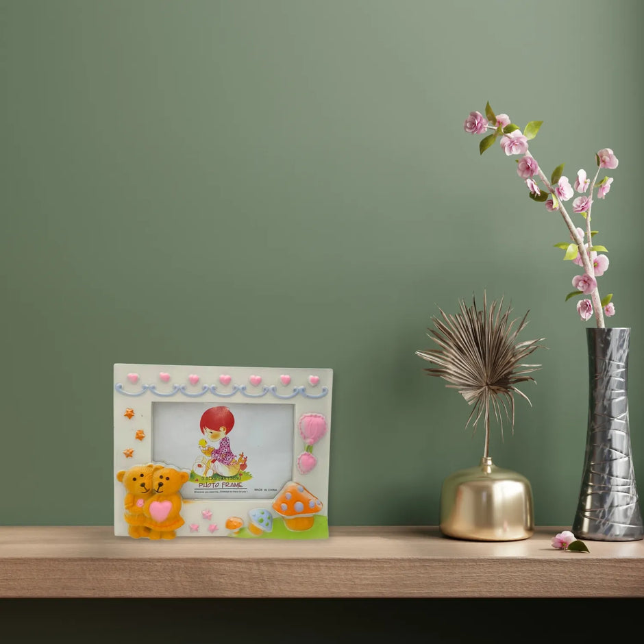 Portafoto para bebe con soporte