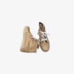 Botines para niña color dorado al estilo Orejas de Conejos