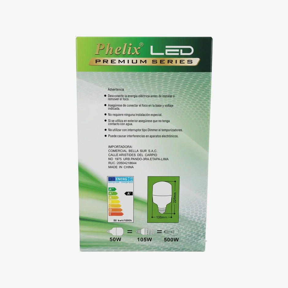 Foco Botella Led  LCB135-50W | Phelix