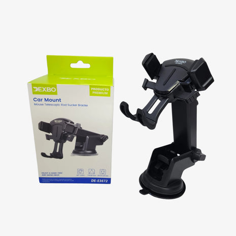 Soporte de Celular Premium con Brazo Extendible para Auto y Mototaxi