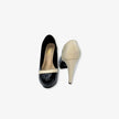Tacones con Plataforma para mujer color Beige y Negro