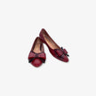 Zapatos Planos para mujer de charol con detalle Liston