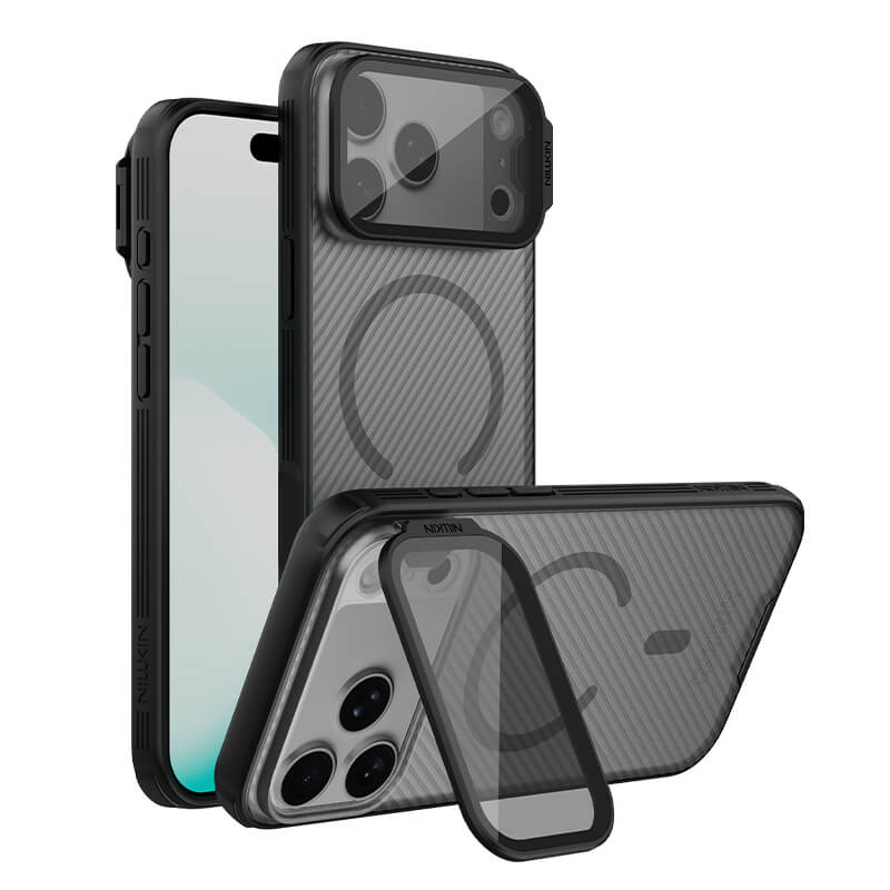 Funda Nillkin CamShield Prop Magnetic iPhone 18 Pro Max Humo Negro - imagen 4