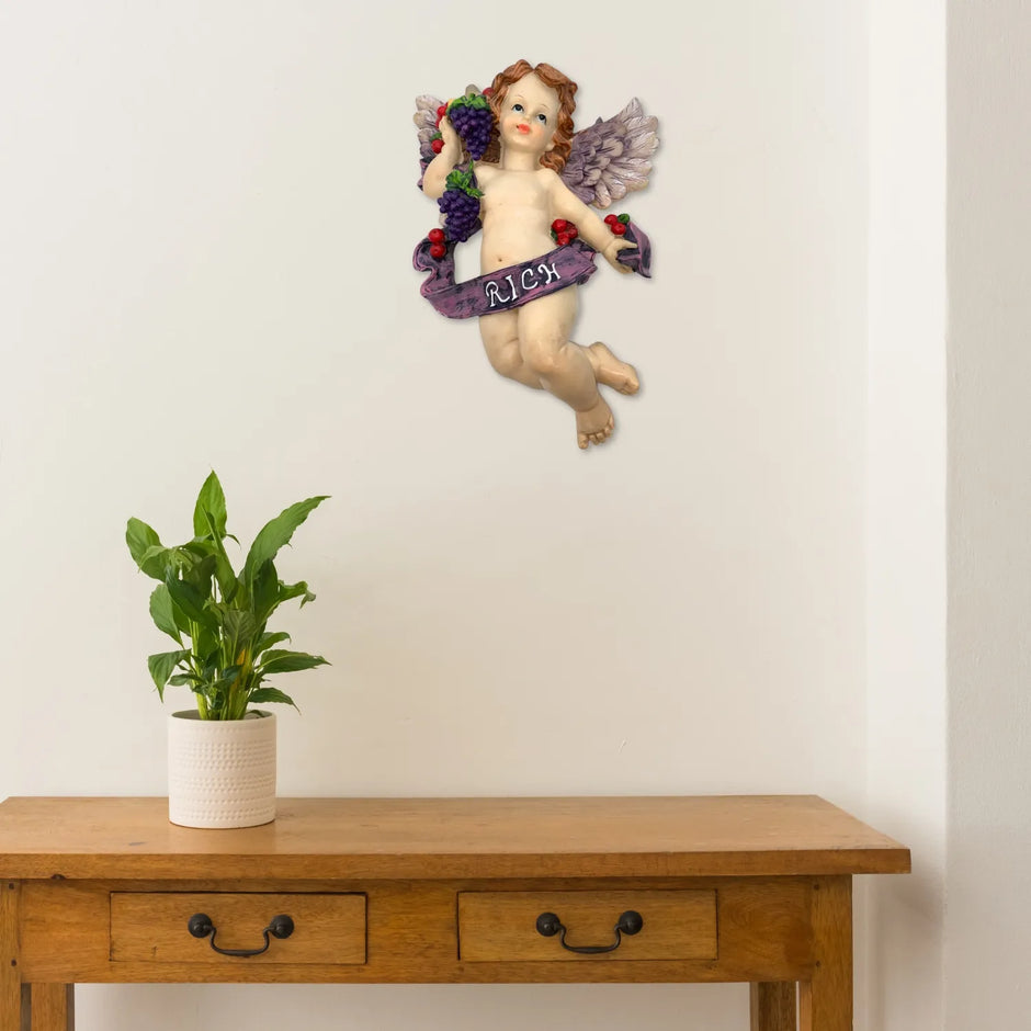 Ángel de Pared para Colgar Cerámica