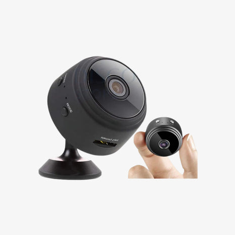 Mini cámara espía A9 ultra compacta con base magnética