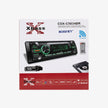 Autoradio BOSSNEY Bluetooth Xbass y Control para Auto y Mototaxi (Panel Desmontable) ( RGB Luces 7 colores)