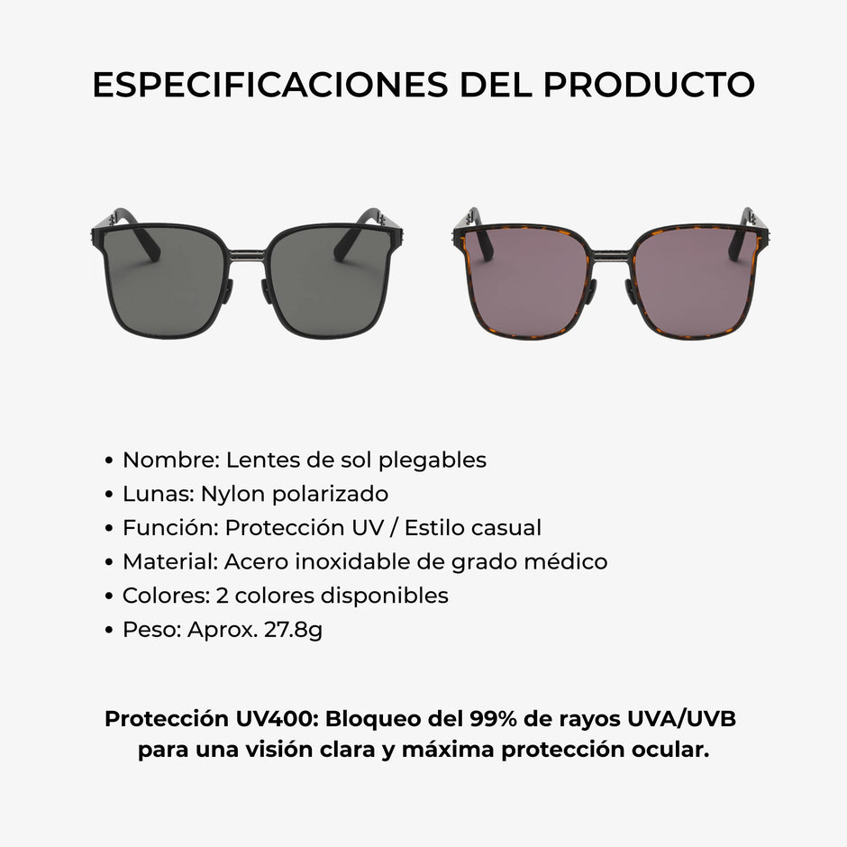 Lentes Plegables Joia Executive Metal